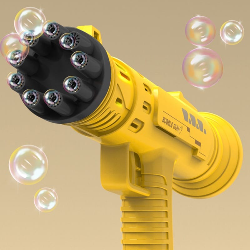Pistol bule de sapun Bubble Gun are 8 gauri de bule
